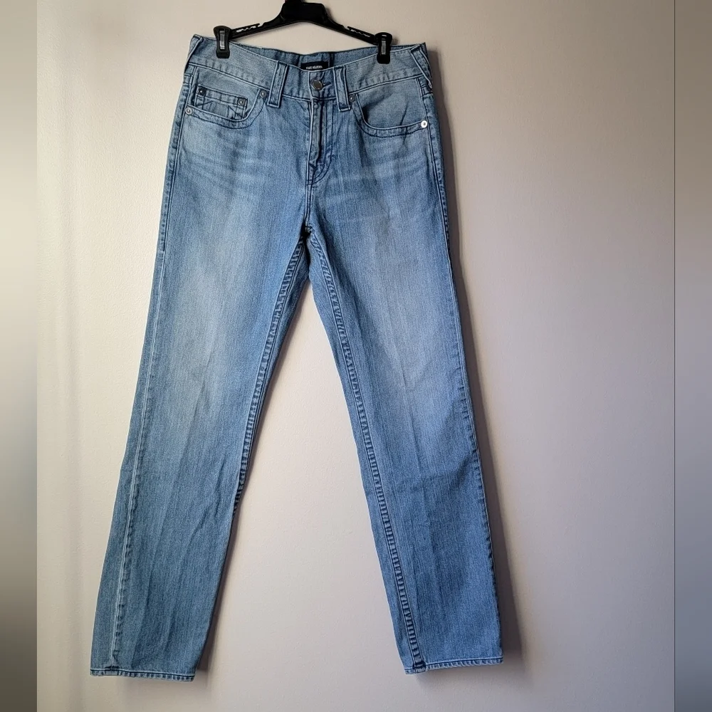 True Religion Classic Men's Blue Denim Jeans Size 31W